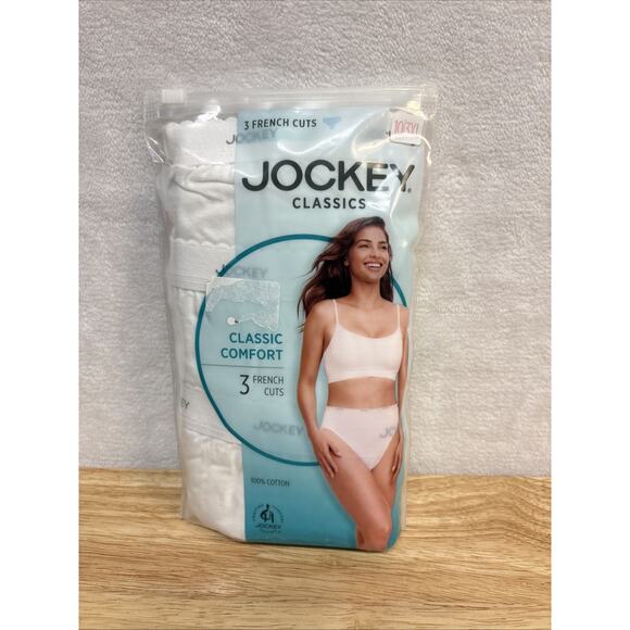 Jockey 3-Pack French Cut Cotton Classic Comfort Underwear Size 10 (20W - 22W) - Picture 1 of 6